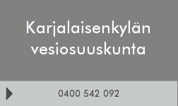Karjalaisenkylän vesiosuuskunta logo